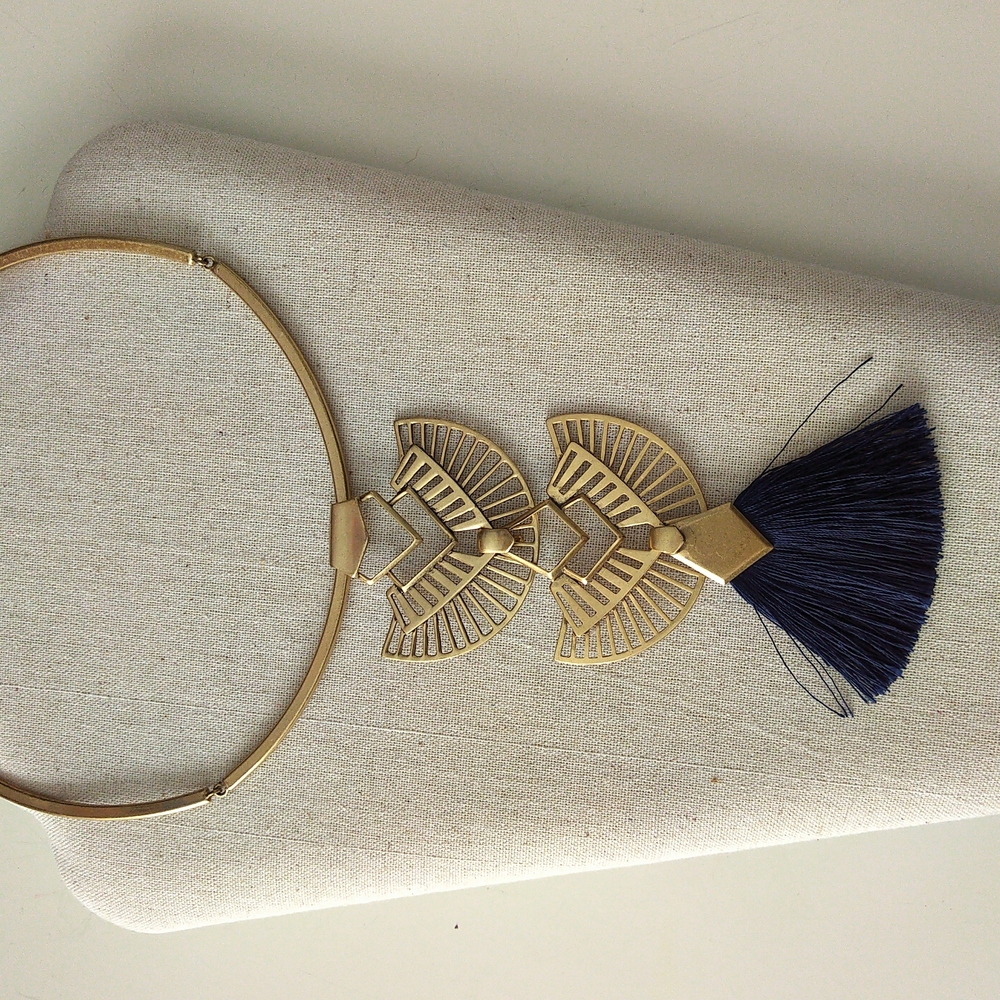 Stella & Dot Aida Tassel Pendant Necklace 4 in 1